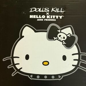 Dolls Kill x Hello Kitty cowgirl boots